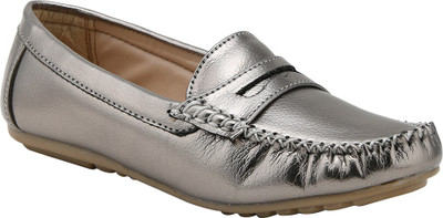 

Bruno Manetti Loafers For Women(Grey, Gunmetal