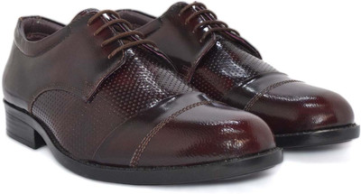 

Alberto Calza Genuine Leather Modern Oxford Lace Up For Men(Burgundy, Bordo