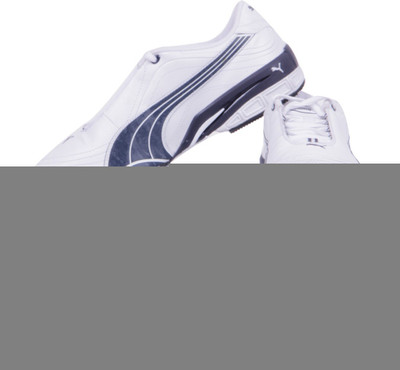 

Puma Tazon III DP Running Shoes For Men(White, White-new navy-puma silver