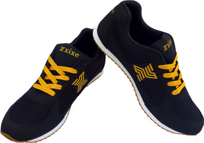 

XIXE BLACK YLO MARATHON FITNESS Corporate Casuals For Men(Black