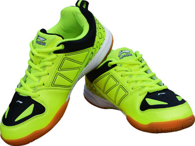 

Li-Ning RIO Lime/Black Badminton Shoes For Men(Black, Green, Black;lime