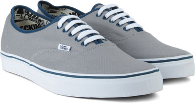 

Vans AUTHENTIC Men Sneakers For Men(Blue, Grey, (binding pop) frost gray/poseidon