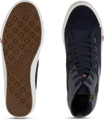 Lee Cooper Men Mid Ankle Canvas Sneakers