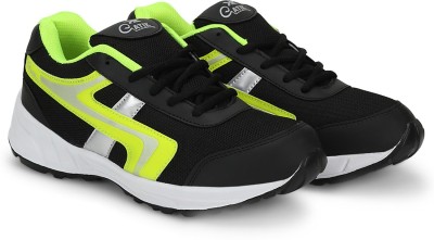 

Gatik Training & Gym Shoes For Men(Black, Green), Chic black::chic green