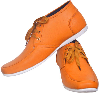 

Sam Stefy Broad Shaped Casual Shoes For Men(Tan), Teak