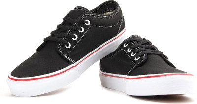 

Vans 106 Vulcanized Men Sneakers For Men(Black, (pop)black/white/red