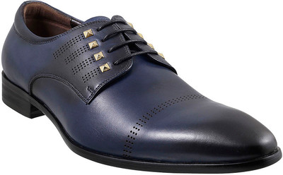 

Mochi J.Fontini Lace Up Shoes For Men(Blue, 45;blue
