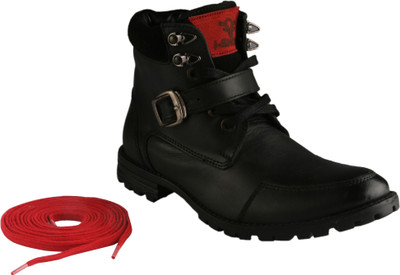 

IShoes Funky and Stylish Boots For Men(Black