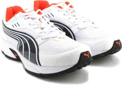 Puma Men Running Shoes For Men(White), White-orange-periscope