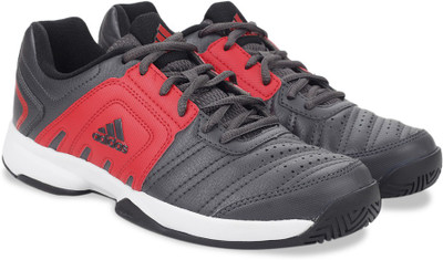 

ADIDAS BASELINER Tennis Shoes For Men(Grey, Dgsogr/scarle/black