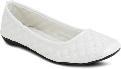 

Get Glamr Deep Toe Bellies For Women(White