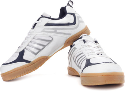 

Nivia Hy-Court II Badminton Shoes For Men(Grey, White, Blue, White;blue;silver
