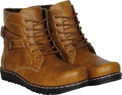 Kraasa Kate Boots For Men(Tan