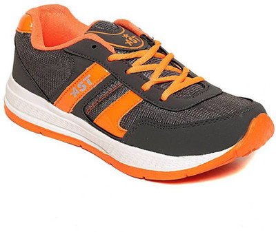 

Shoe Island Sturdy Grey 'n' Orange Sport Shoes Training & Gym Shoes For Men(Grey