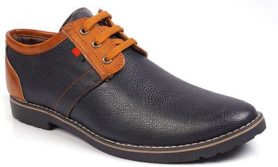 

Vebero Tough Rugged Casuals For Men(Black), Black-tan