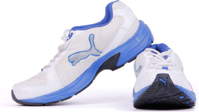 Puma Brent Dp White-Puma Silver-Str Running Shoes, Training & Gym Shoes For Men(White)