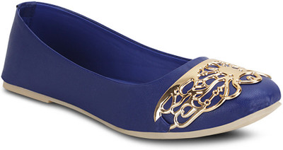

Get Glamr LIZA FLATS Bellies For Women(Blue