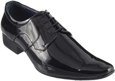 

Mochi Derby Lace Up Shoes For Men(Black, 11;black