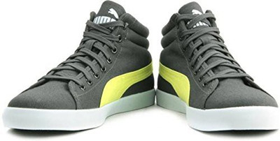 

Puma Canvas Mid DP Men Running Shoes For Men(Grey, Dark shadow-sulphur spring