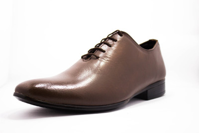

Molessi Molessi Single Piece Genuine Leather Brown Designer Shoes Lace Up Shoes For Men(Brown), 03;brown