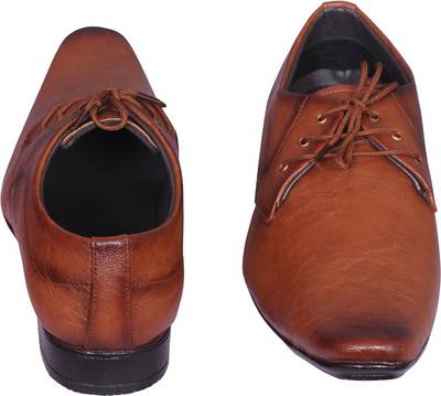 Smoky Tan Party Lace Up Shoes