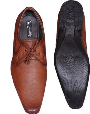 Smoky Tan Party Lace Up Shoes