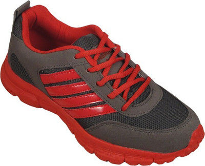 

Action Synergy 7152 DarkGrey Walking Shoes For Men(Red)