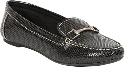 

Adorn Elegant and Trendy Loafers For Women(Black