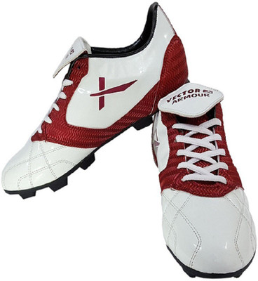 11 OFF on Vector X Football Shoes For Men White Maroon on