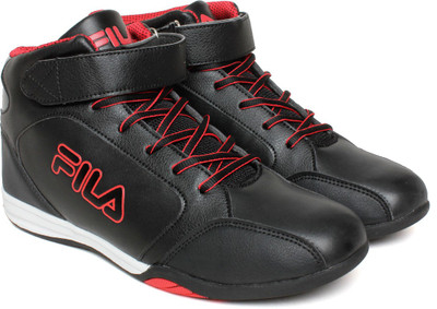 

Fila Sneakers For Men(Black), Blk/rd