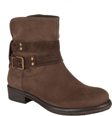 

Salt N Pepper 14-648 Dorothea Brown Suede Boots Boots For Women(Brown