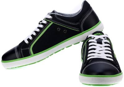 Sparx Trendy Navy Blue & Florocent Green For Men(Navy)