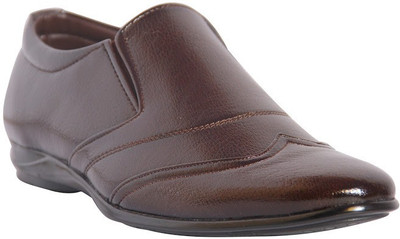 

Leather Chief Slip On For Men(Brown