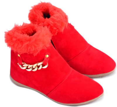 

Myra Party Wear Boots For Women(Red)