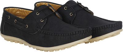 

Kraasa Klick Boat Shoes For Men(Black
