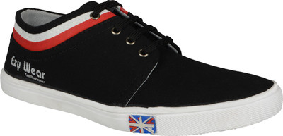 

Ezywear Canvas Shoes For Men(Black
