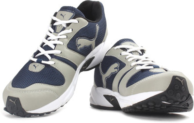 Puma Neptune-DP Running Shoes For Men(Blue, Grey), Grey;insignia blue