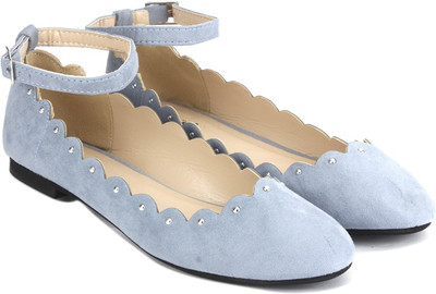 

QUPID Bellies For Women(Blue, Stblps