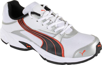 

Puma Volt II DP Running Shoes For Men(White, Silver, Black, Orange, White;puma silver;black;orange
