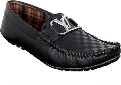 

Adjoin Steps Stylish Buckle Loafer Loafers For Men(Black