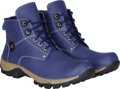 

Kraasa Long Bikers Boots For Men(Blue