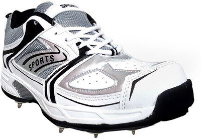 

SPORTS Cricket Shoes For Men(Grey, Black white