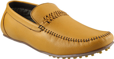 Metro Gen X Loafers For Men(Black, 33;yellow