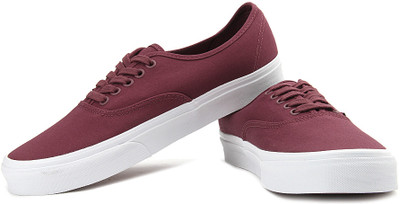 

Vans Authentic Canvas Sneakers For Men(Maroon, (mono) sun dried tomato