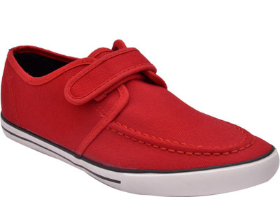 

Fentacia Ribald Velcro Casual Shoes For Men(Red)