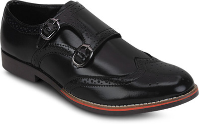

Get Glamr Designer Monk Corporate Casuals For Men(Black
