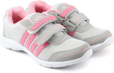 

Airglobe Running Shoes For Women(Grey, Pink