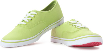 

Vans Authentic Lo Pro Canvas Shoes For Women, (canvas) green glow/lilac rose