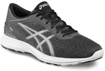 

Asics Nitrofuze Men Running Shoes For Men(Grey, Dark steel::white::black
