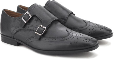 

Arrow Monk Strap shoes For Men(Black, Navy